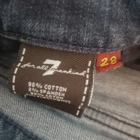 7 For All Mankind Jeans SIZE 28 - Picture 4 of 7